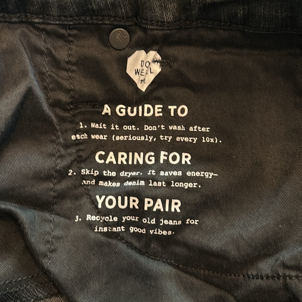 Madewell Curvy High Rise Skinny Jeans 5 Pockets Black Button & Studs. Ripped - Picture 7 of 9